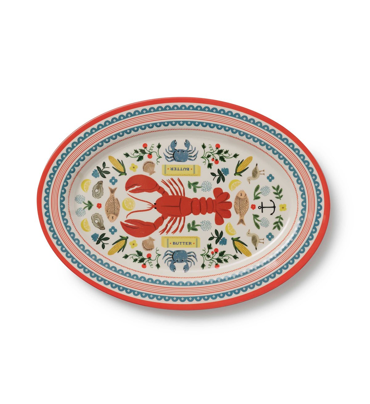 Seaside Melamine Serving Platter