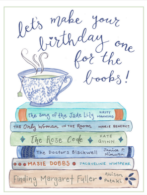 One for the Books - Birthday Card