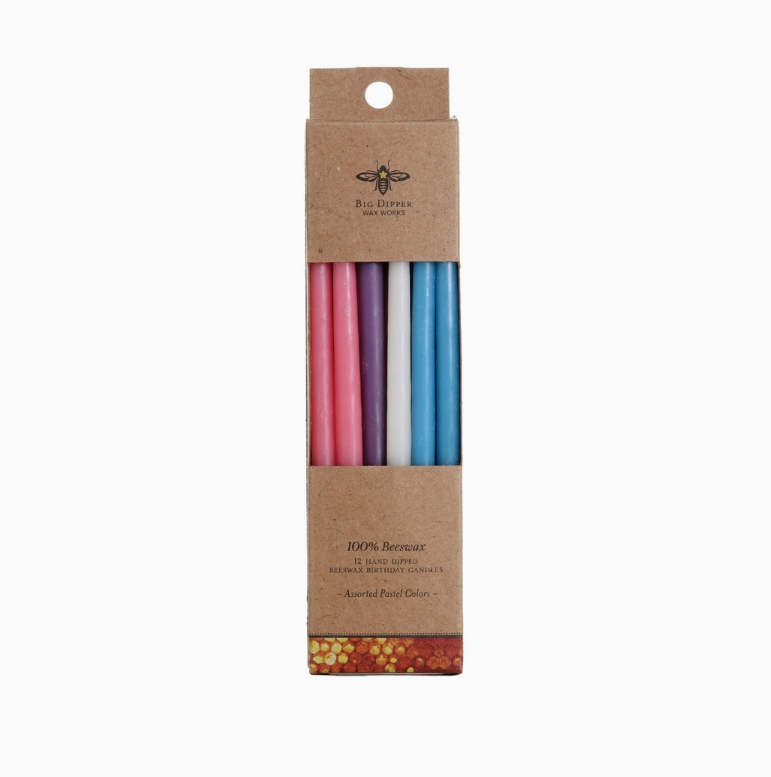 Tall Birthday Cake Tapers