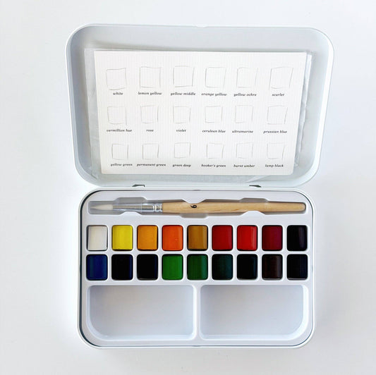 Watercolor Paint Set – 18 Colors