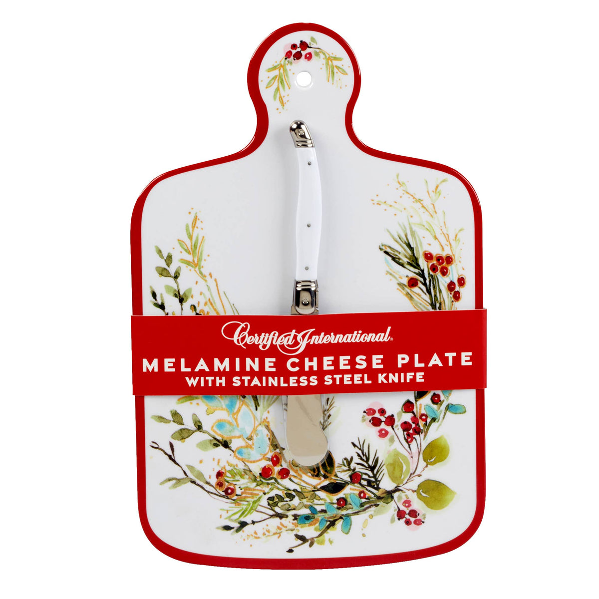 Christmas Gatherings Cheese Board w/ Knife