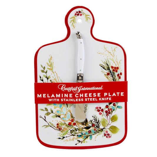 Christmas Gatherings Cheese Board w/ Knife