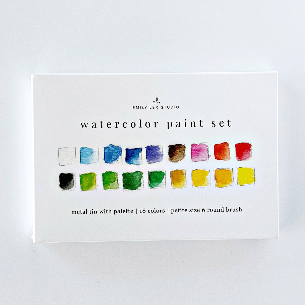 Watercolor Paint Set – 18 Colors