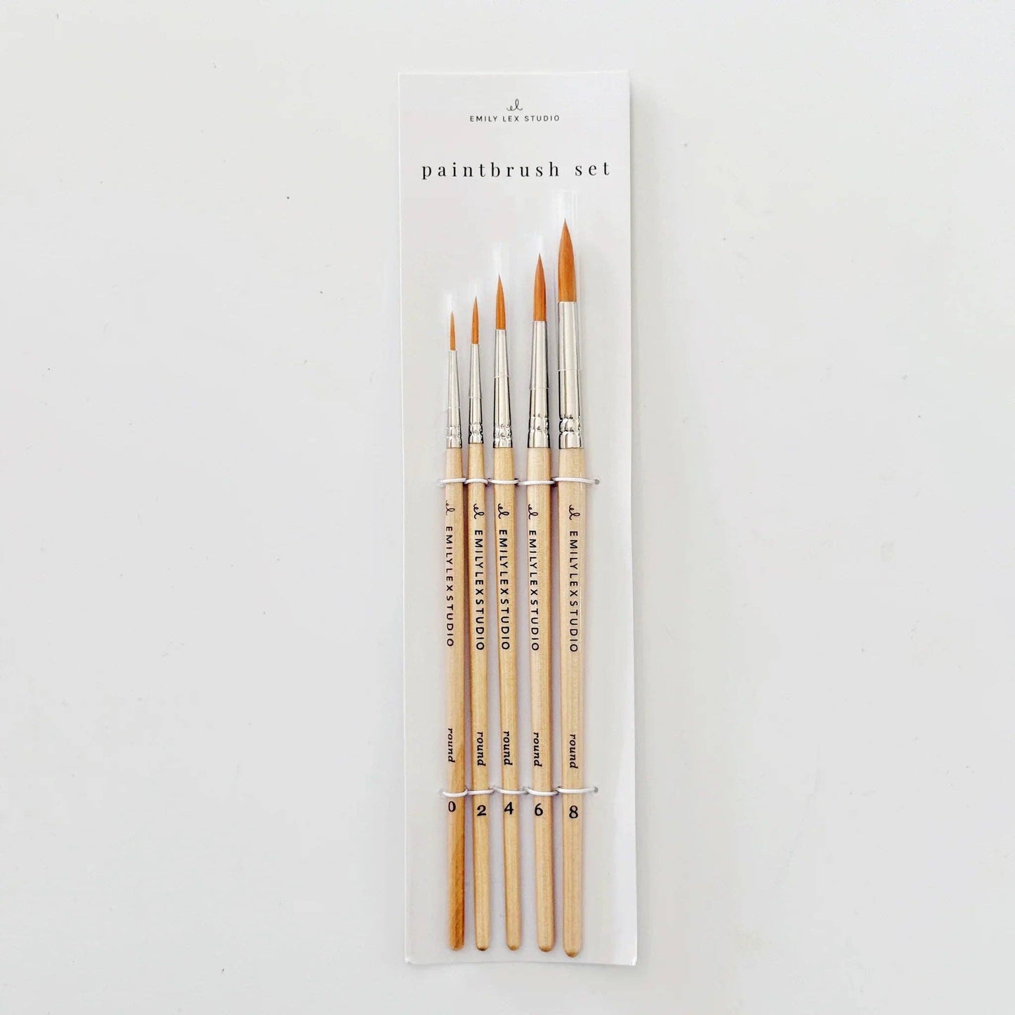 Watercolor Paintbrush Set – Set of Five