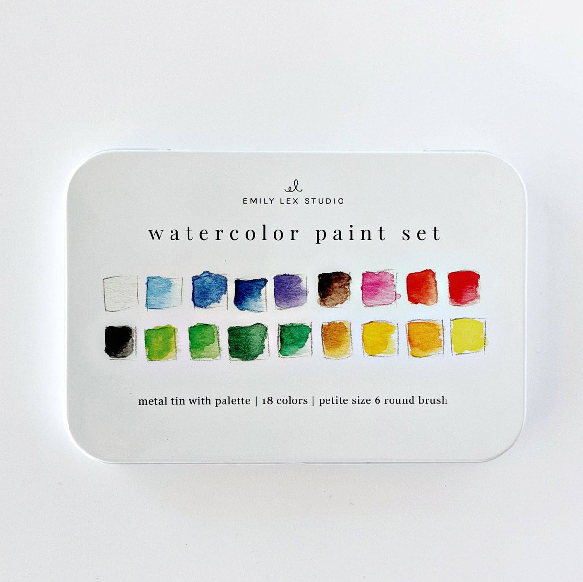 Watercolor Paint Set – 18 Colors
