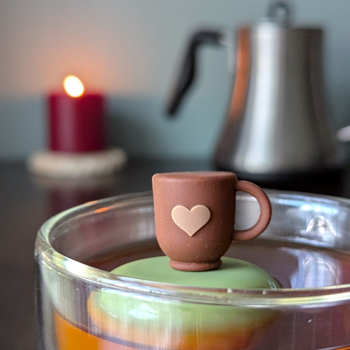 Heart Tea Cup | Floating Tea Steeper