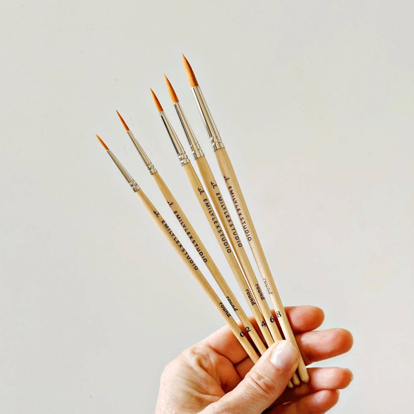 Watercolor Paintbrush Set – Set of Five