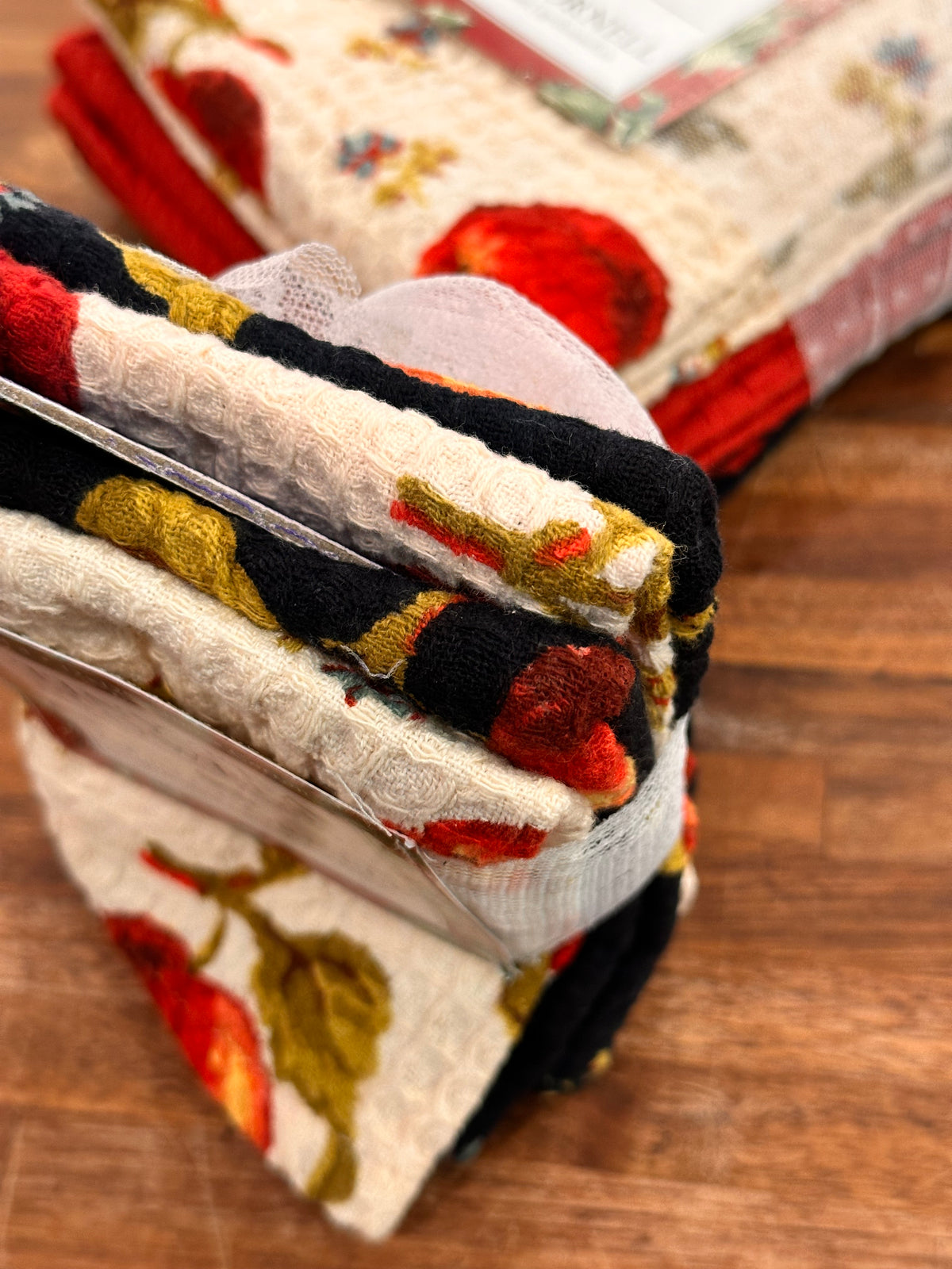 Apple Patchwork Tea Towel Bundle