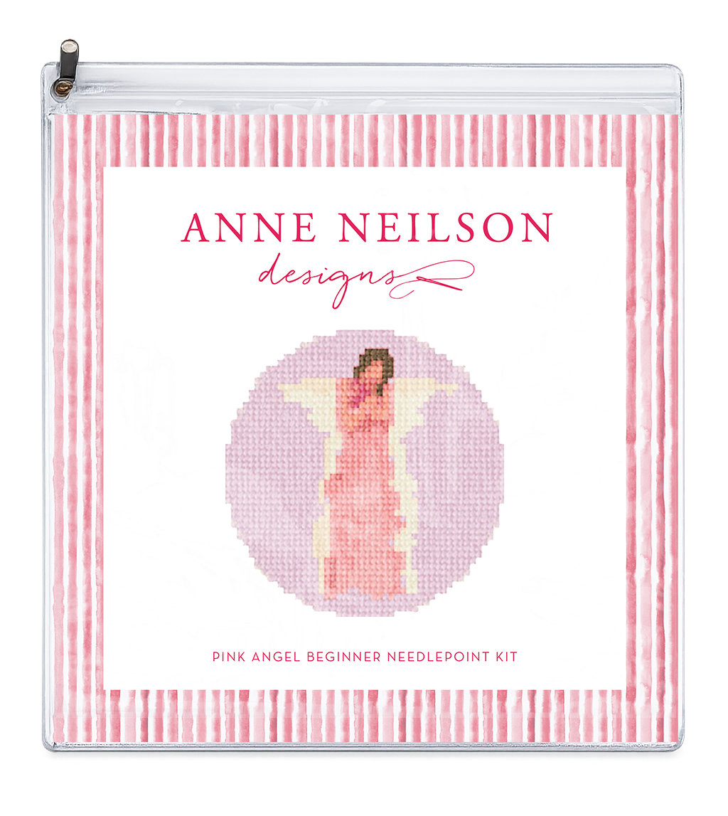 Pink Angel Needlepoint Kit