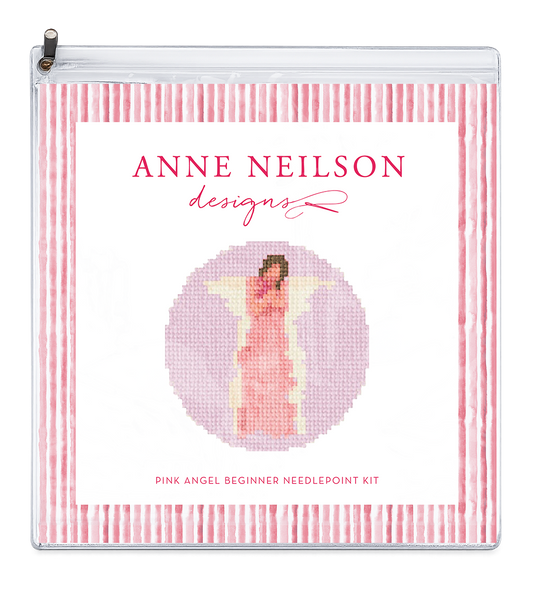 Pink Angel Needlepoint Kit