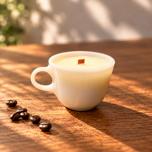 Vintage Pyrex Milk-Glass Coffee Cup