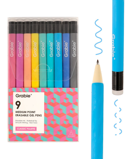 Medium Point Erasable Gel Pen Set