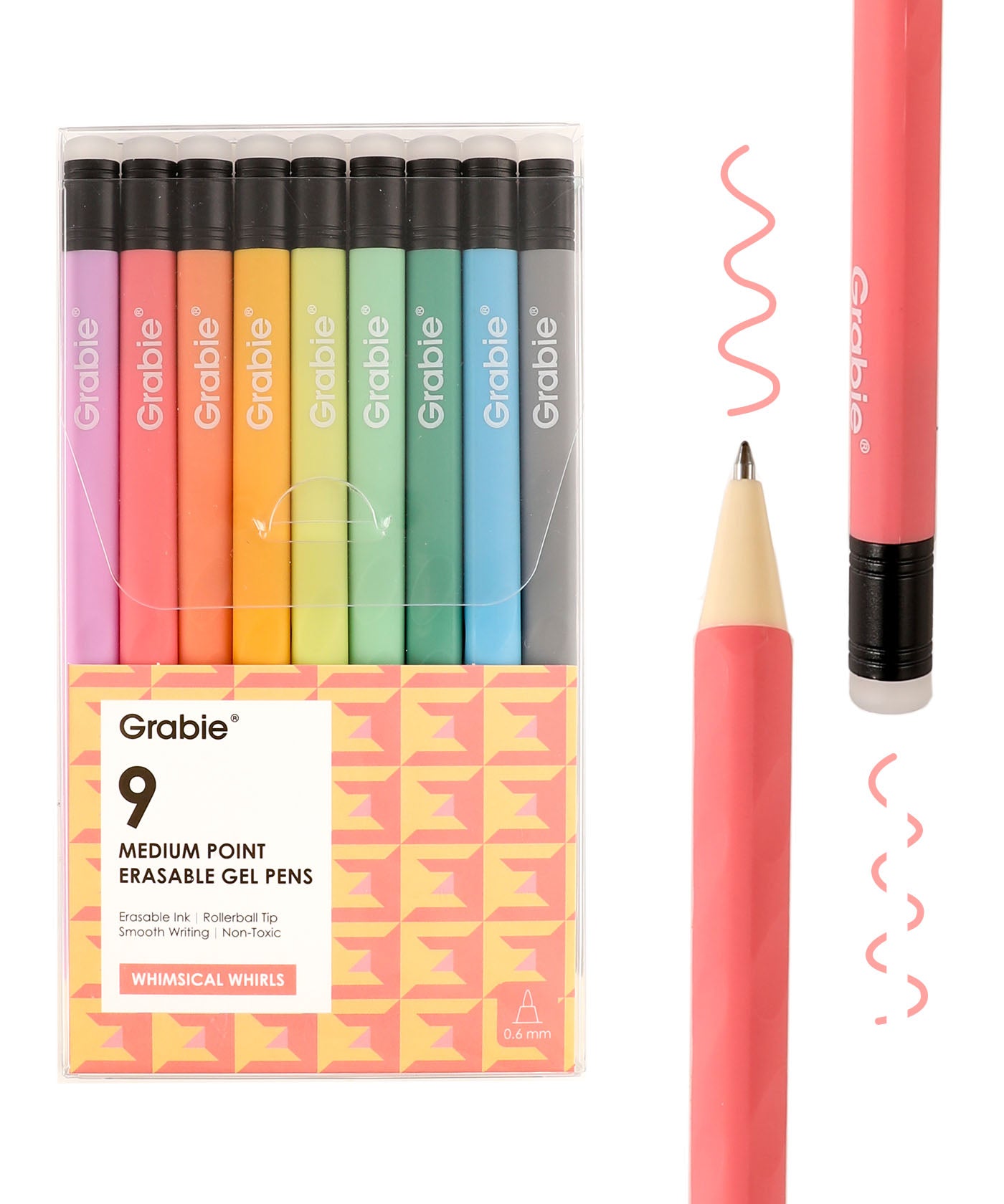 Medium Point Erasable Gel Pen Set