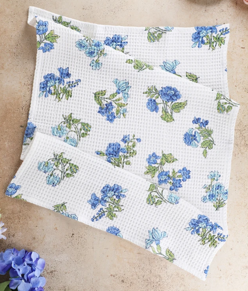 Pushkar Tea Towel - White