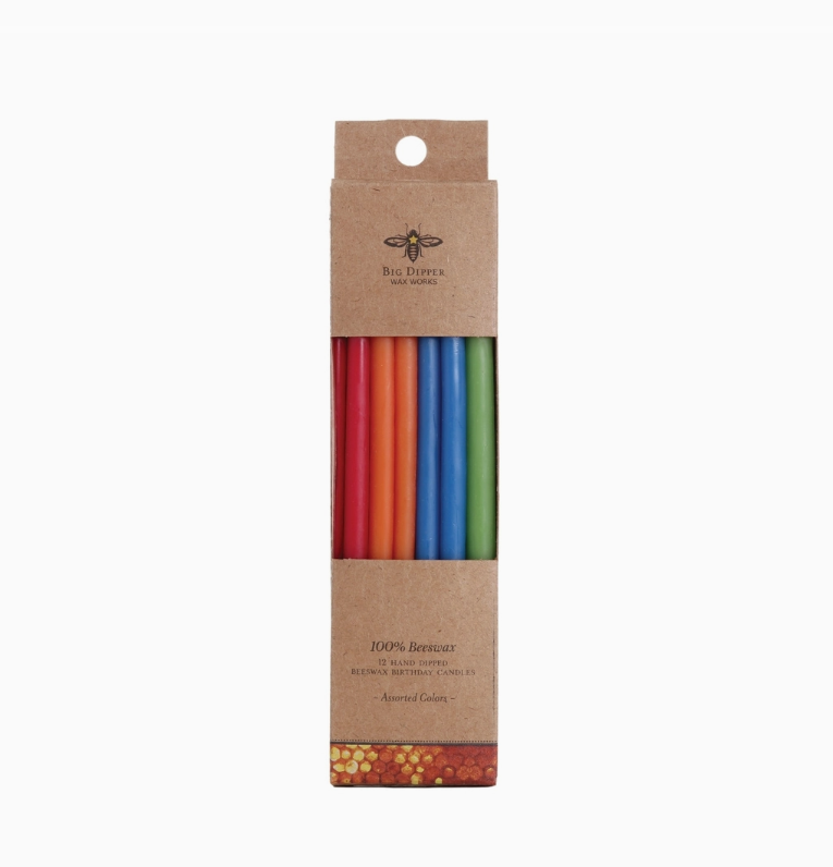 Tall Birthday Cake Tapers
