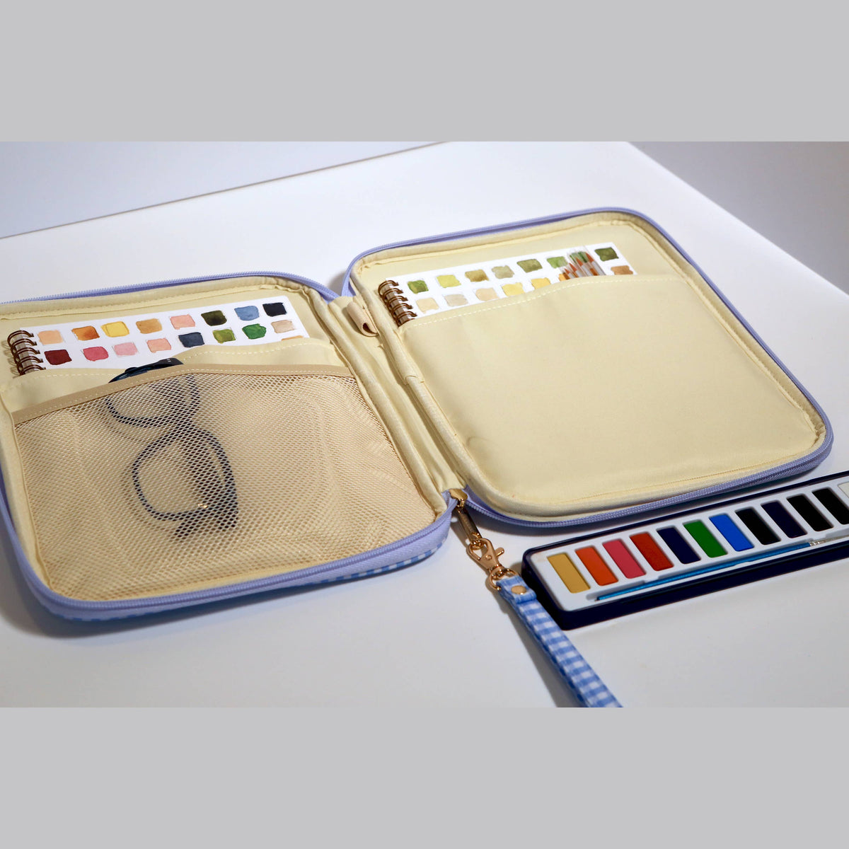 Watercolor Clutch & Workbook Organizer