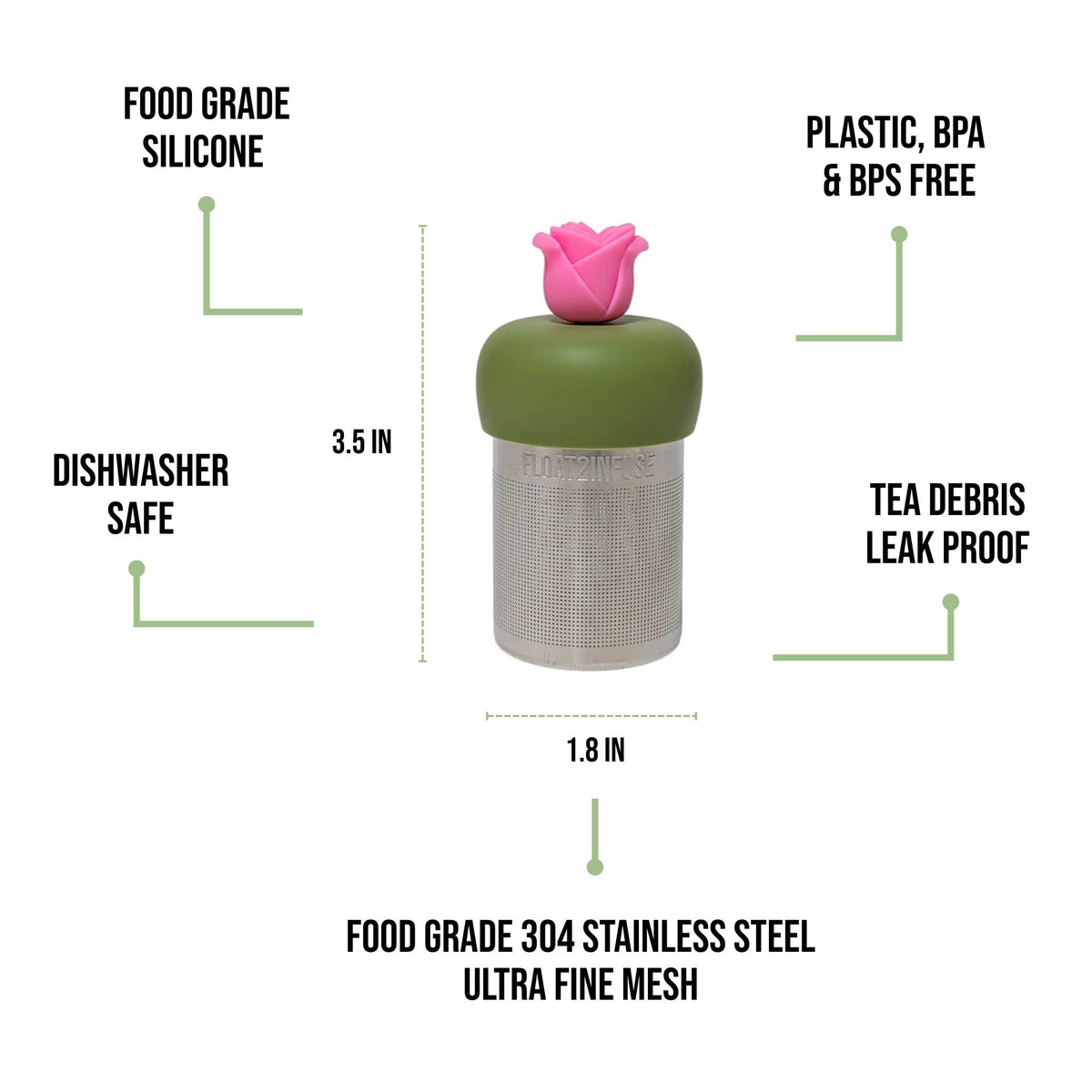 Pink Rose | Floating Tea Infuser