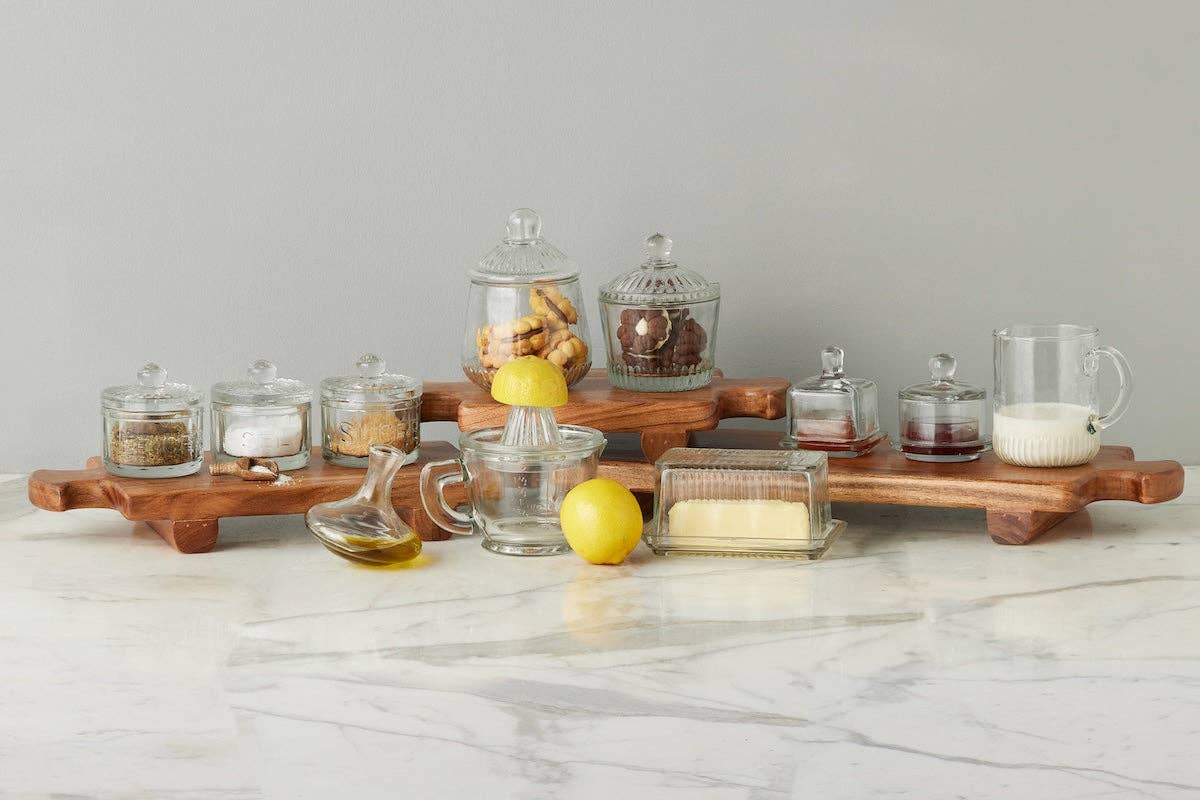 Bistro Glass Butter Dish