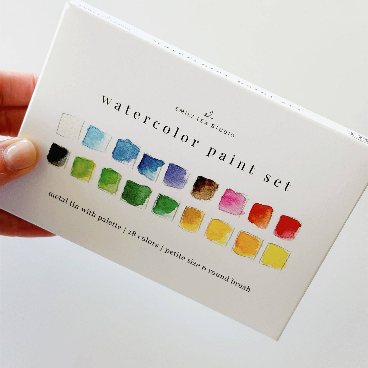Watercolor Paint Set – 18 Colors